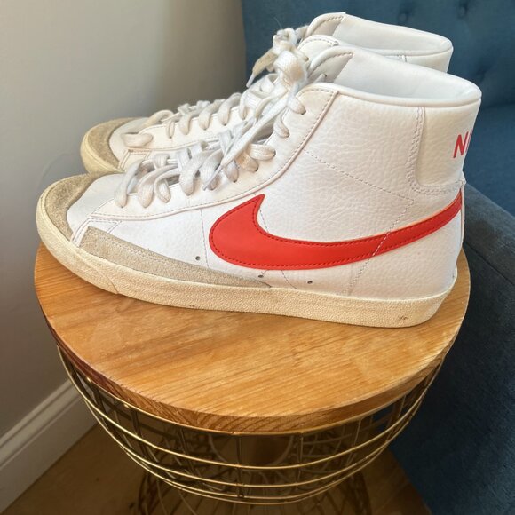 Nike Blazer Mid '77 Vintage White Mantra Orange 2020 Size 11 - Picture 3 of 9